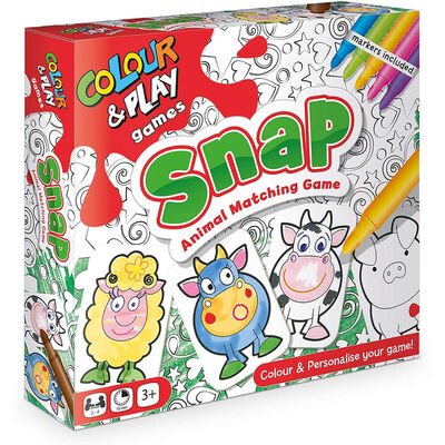 Colour & Play Snap Animal Matching Game Colour & Play Snap Animal Matching Game